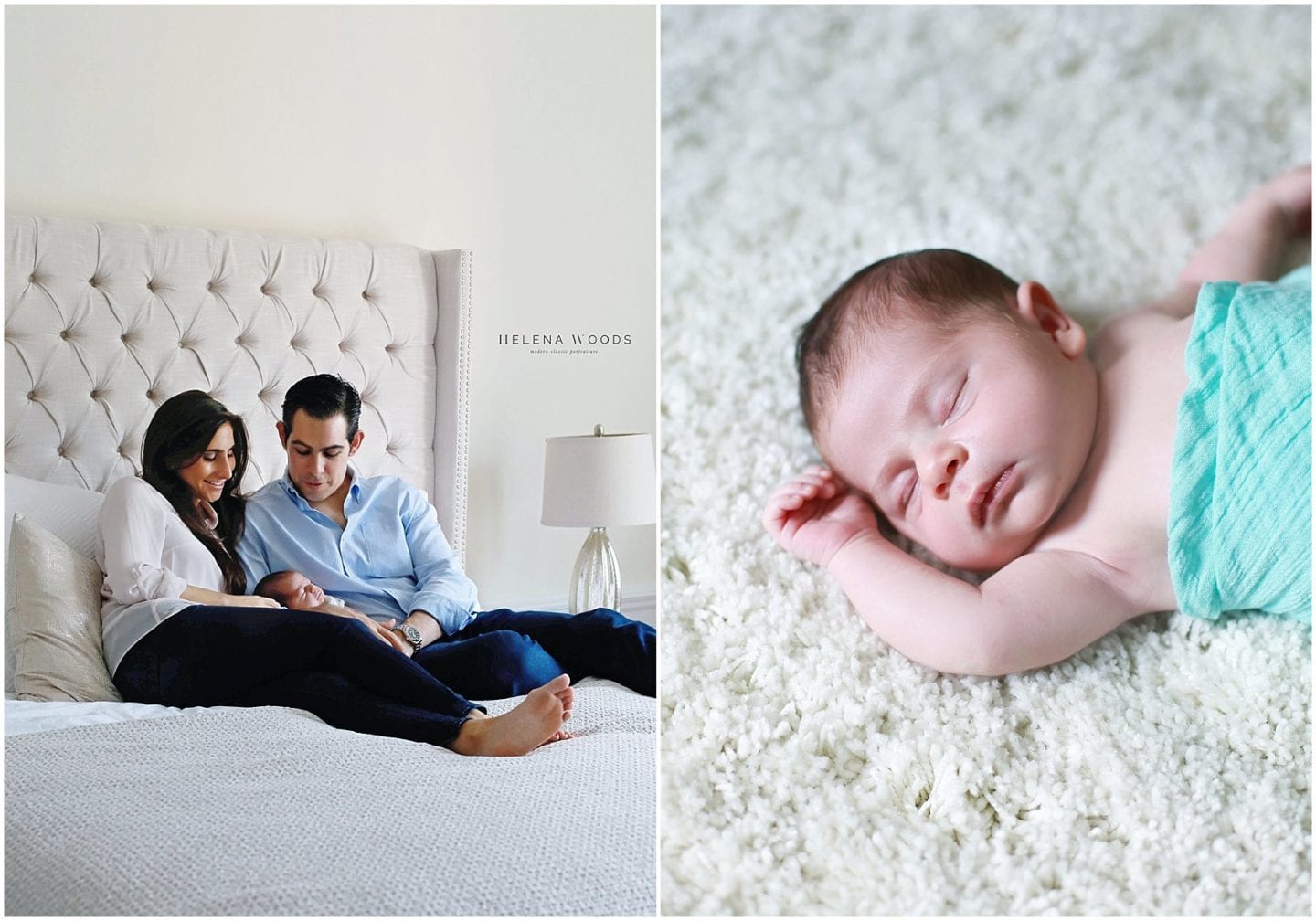 Helena Woods photographs NYC Manhattan newborn lifestyle session