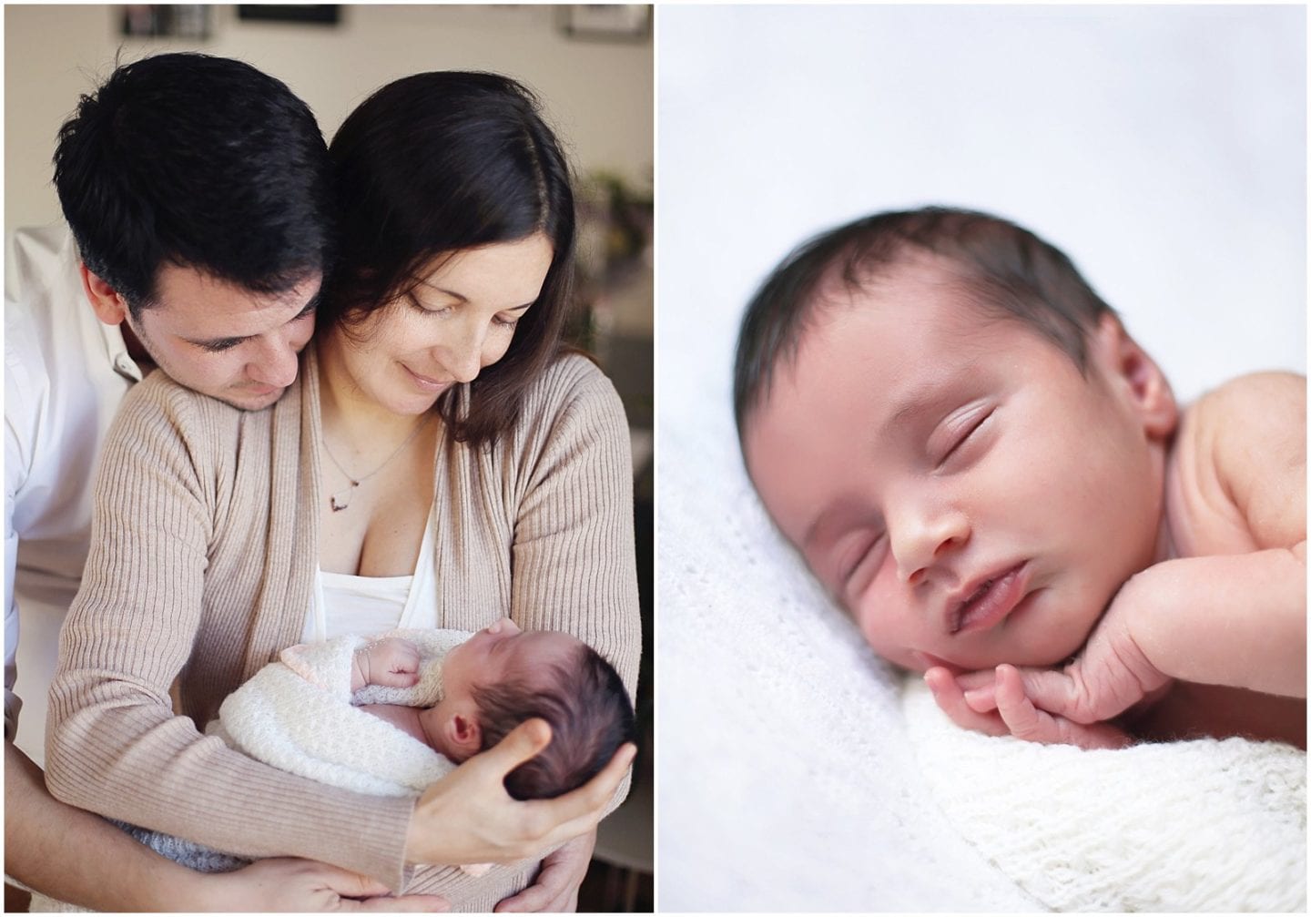 new parents holding newborn baby photographed by Fairfield Connecticut lifestyle photographer