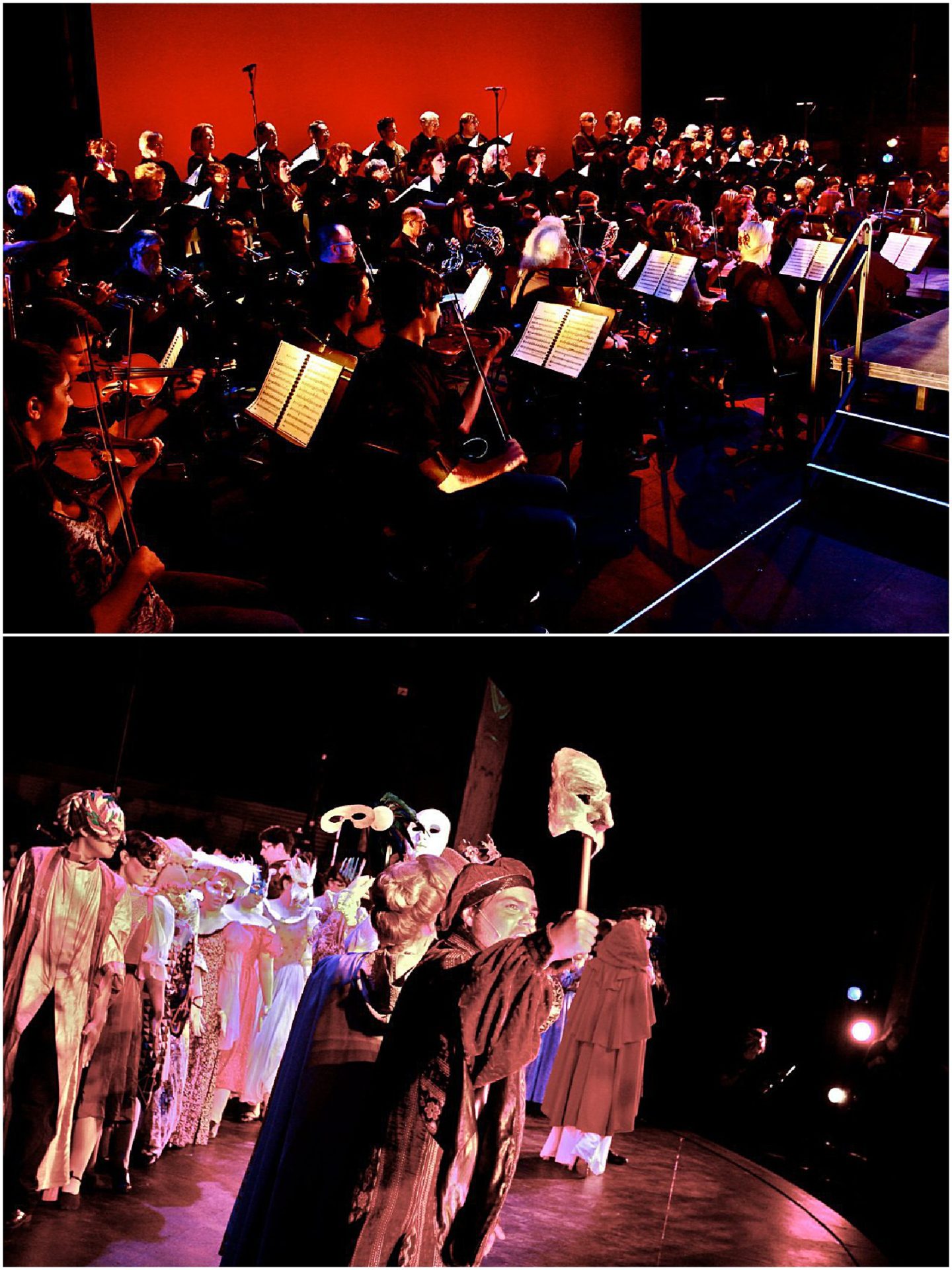 Phantom of the Opera theatre performance at Saddleback CLO