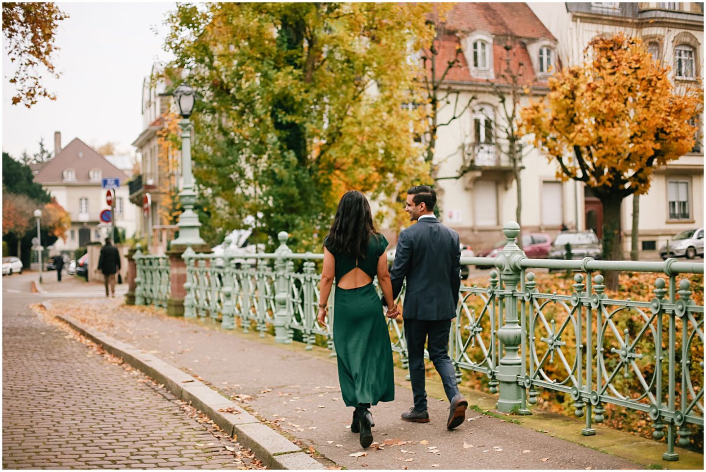 Engagement Photos in Strasbourg France with Alsace Proposal Photographer