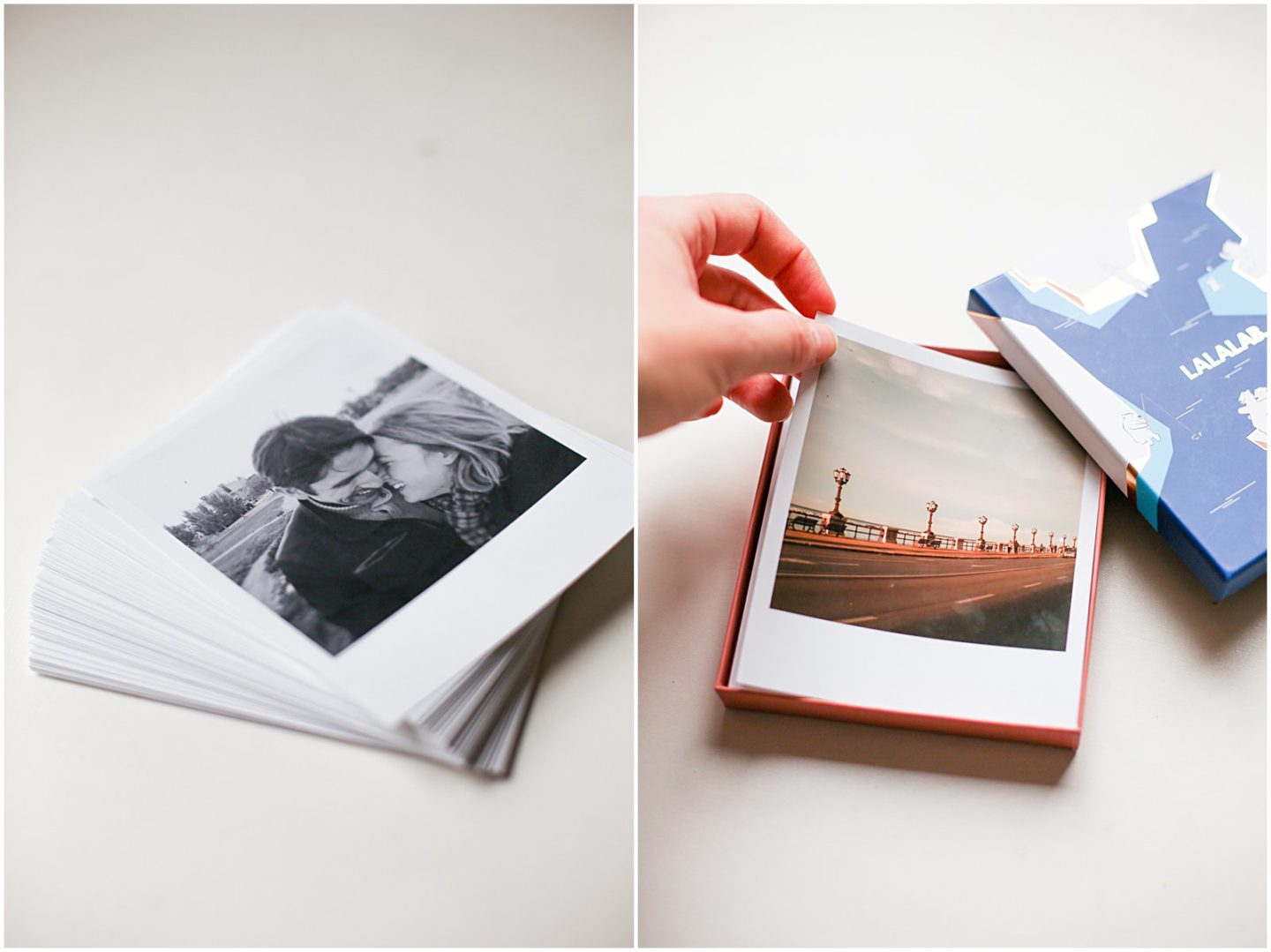 LALALAB cute lalabox with printed polaroid photos 