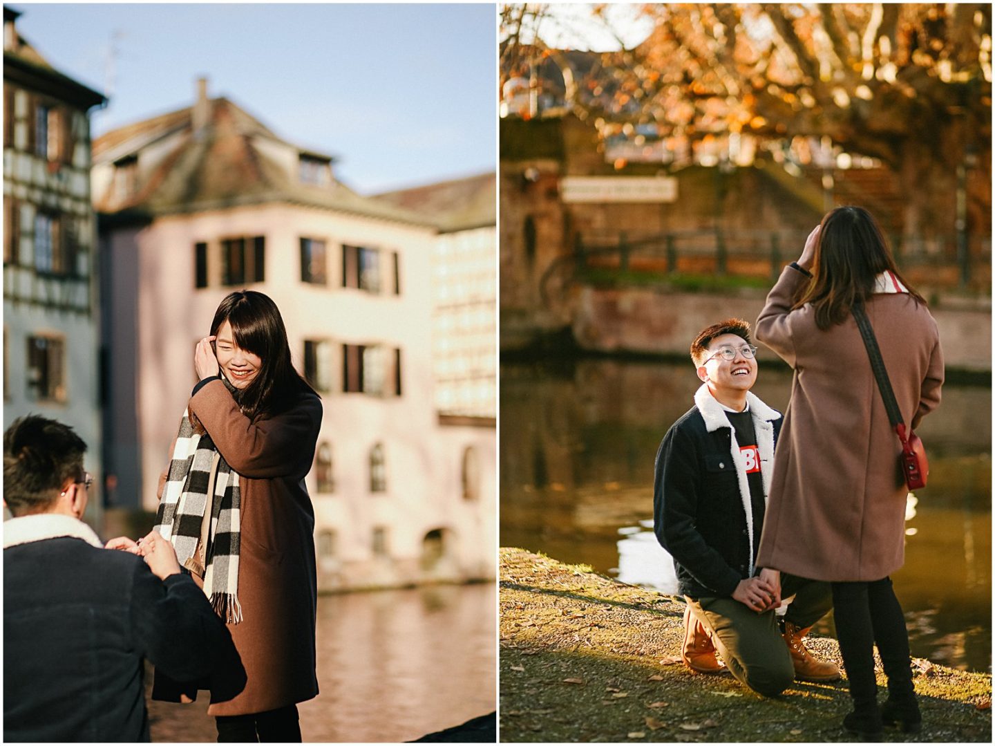 Alsace photographer takes pictures of surprise proposal in Strasbourg's Petite France