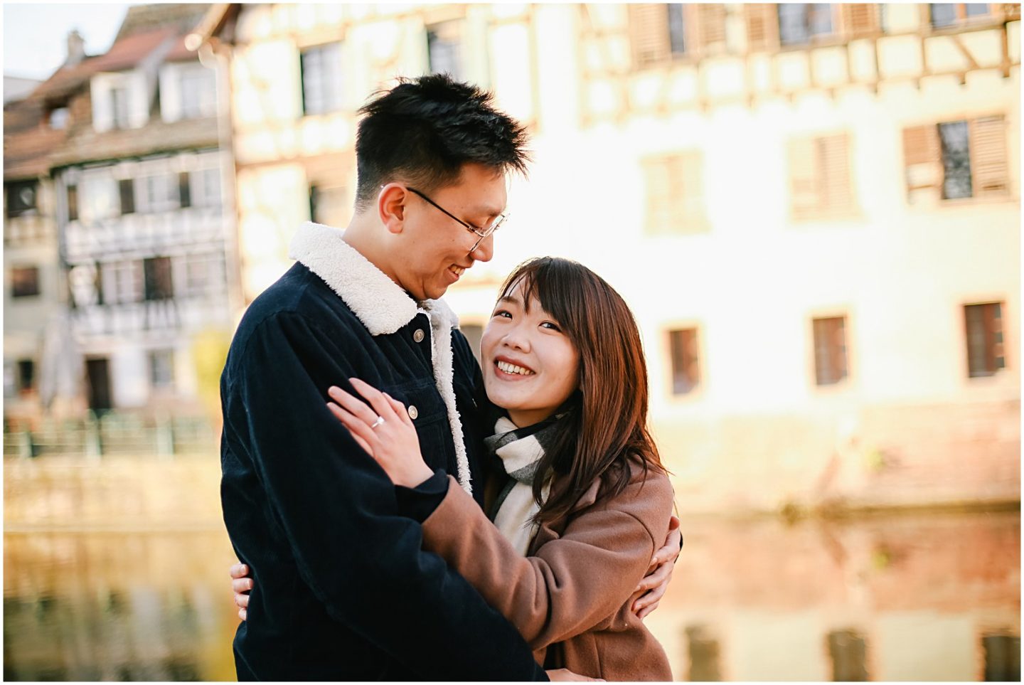 strasbourg engagement photos in petite france