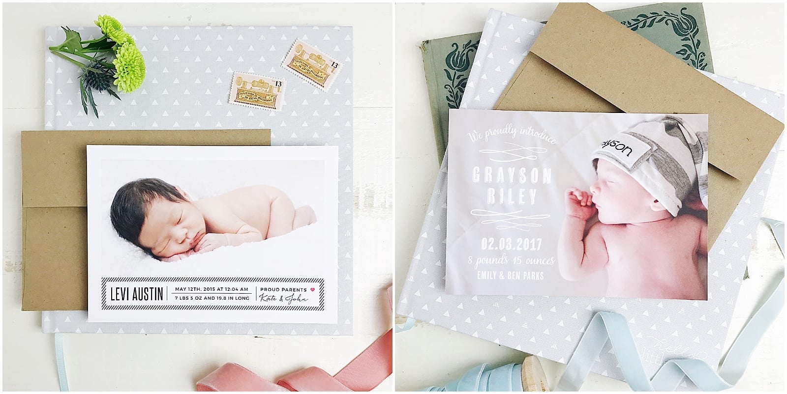 My Favorite Birth Announcements Family Cards and Rustic Save the