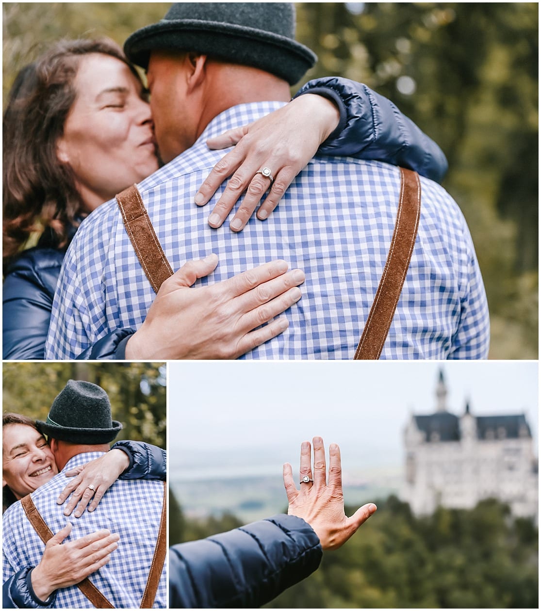 Neuschwanstein Castle Engagement Session and Proposal with Destination Portrait Photographer Helena Woods