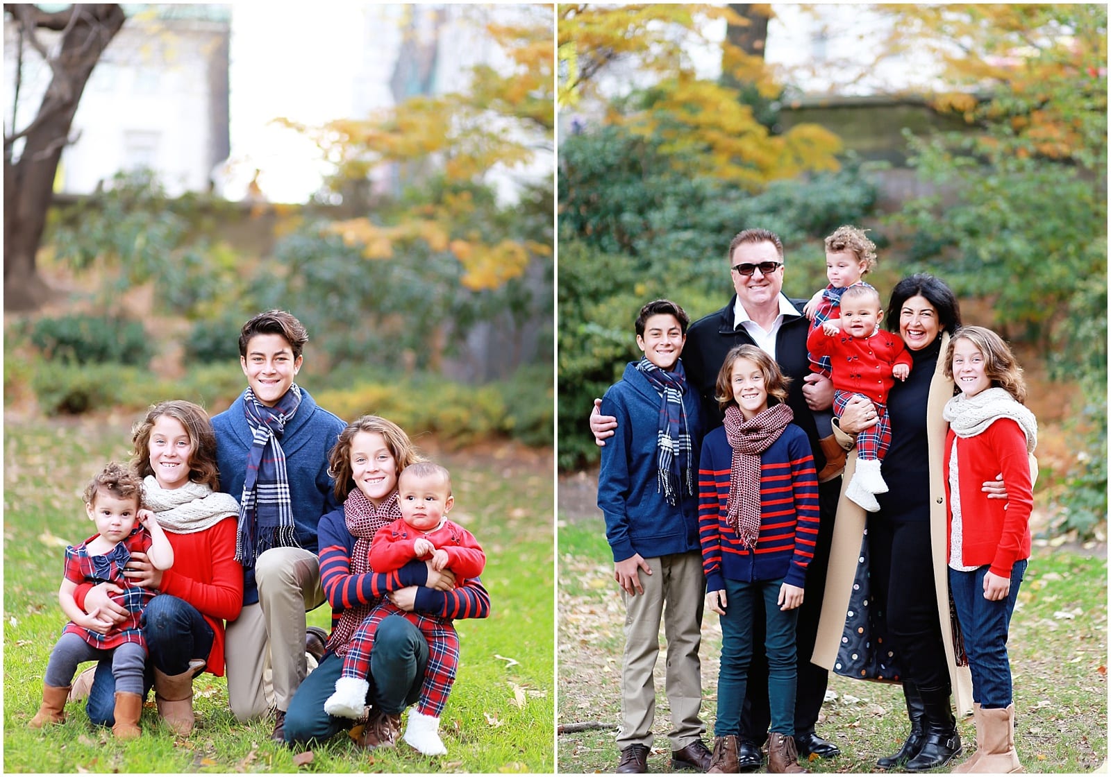 Family Christmas Photo Session in Central Park: NYC Family Photographer Helena Woods shares her tips for a successful Christmas photo session
