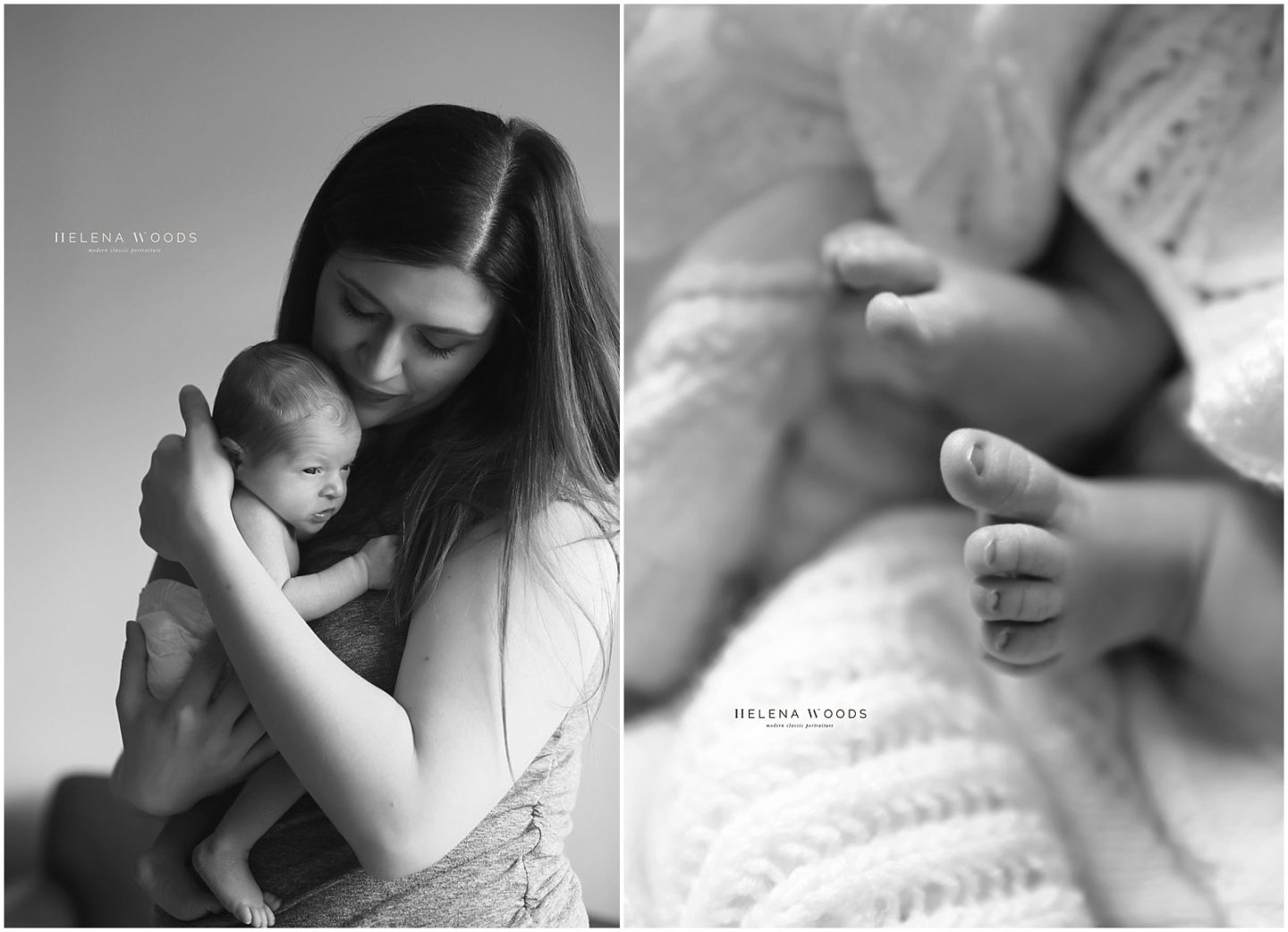 new york city newborn photographer lifestyle baby portrait session black and white classic photoshoot