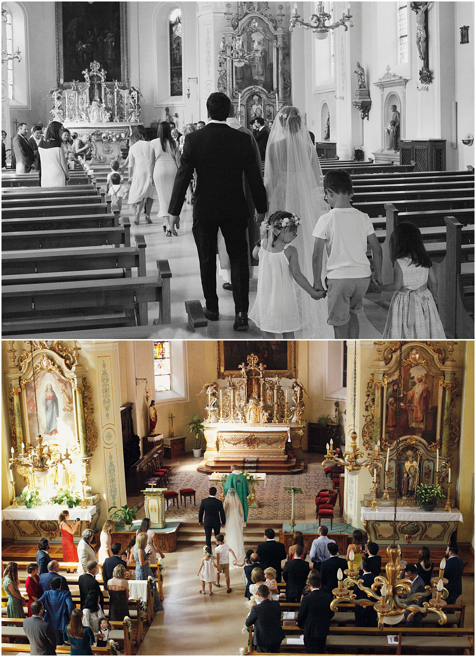 Wedding at Wattwiller Church Alsace France photographed by Helena Woods