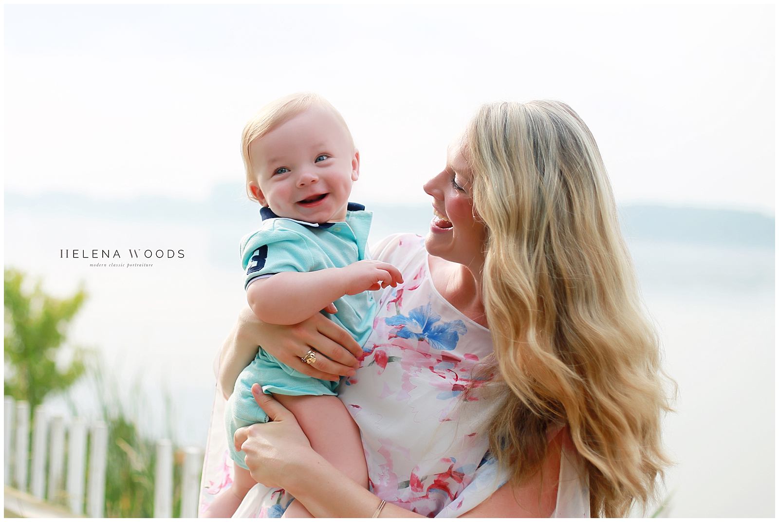 Mother and child photographed with New England family photographer Helena Woods Photography in Old Town Alexandria