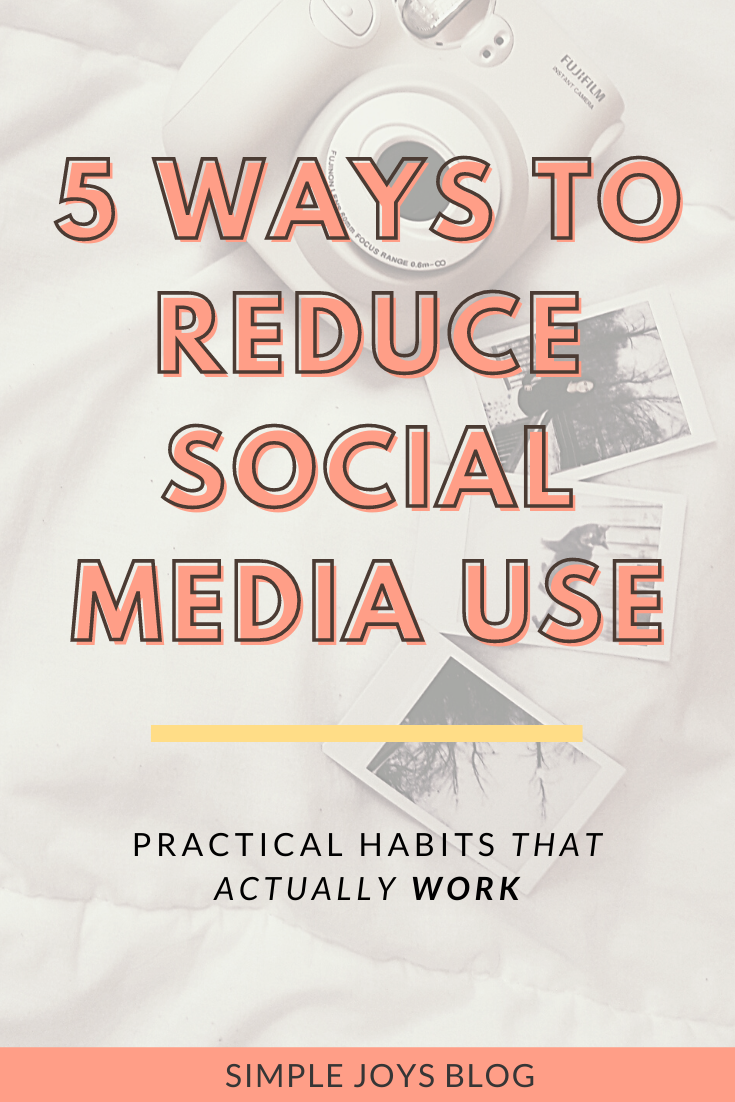how to actually reduce screen time and social media use