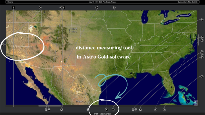 astrocartography reading map in astro gold with astrologer helena woods