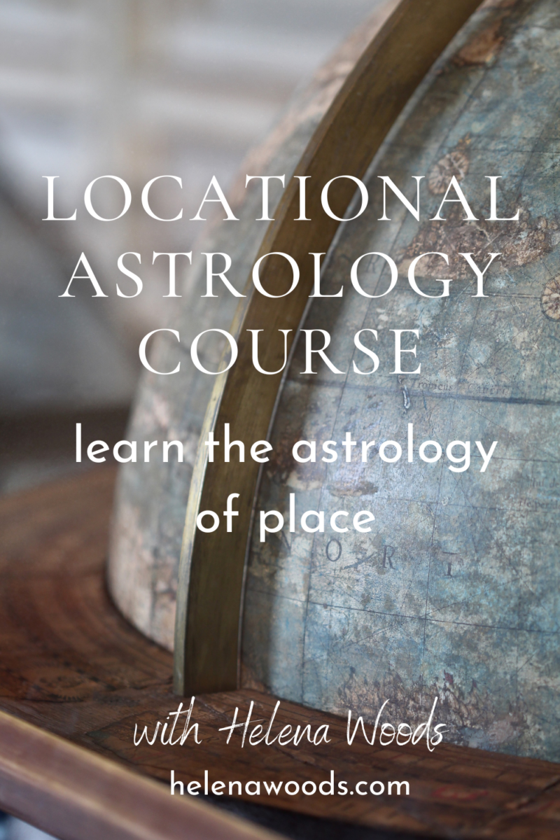 Learn astrocartography in Helena's Locational Astrology Course
